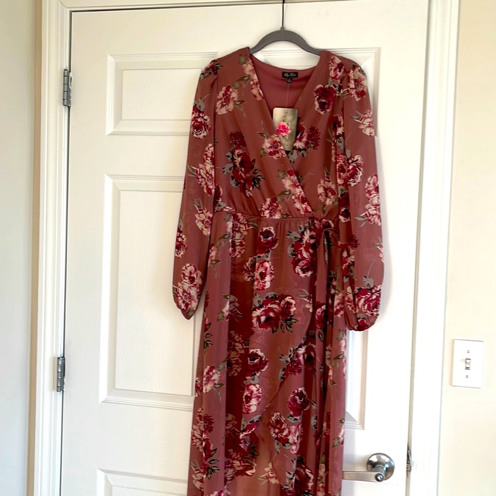 Floral Hi-Low Dress